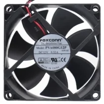Foxconn PVA080G12P 12V 0.32A 2 Wires Axial Cooling Fan