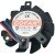 COFAN F-4008H12BIV 12V 0.18A 4 Wires Axial Cooling Fan