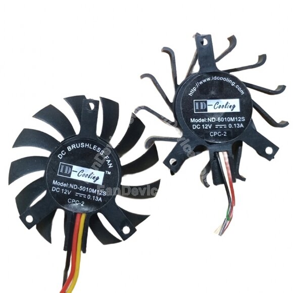 ID-Cooling ND-5010M12S 12V 0.13A Axial Cooling Fan