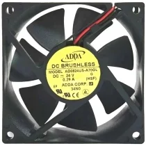 ADDA AD0824US-A70GL 24V 0.29A DC Brushless 2 Wires Axial Cooling Fan
