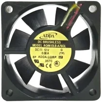 ADDA AD0612LB-A76GL 12V 0.08A DC Brushless 3 Wires Axial Cooling Fan