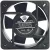 JIULONG 125FZY3-S AC 380V 25W 2 Wires Axial Cooling Fan