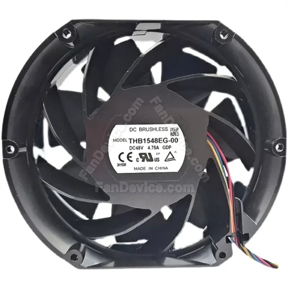 Delta THB1548EG-00GDP 48V 4.75A DC Brushless 4 Wires Axial Cooling Fan