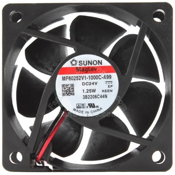 Sunon MF60252V1-1000C-A99 24V 1.25W 2 Wires Maglev Cooling Fan