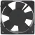 SOMREAL XY11025HSL AC 220/240V 0.10A 2 Wires Axial Cooling Fan