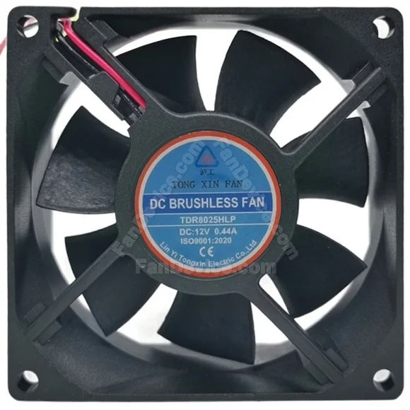 TONG XIN FAN TDR8025HLP 12V 0.44A DC Brushless 2 Wires Cooling Fan