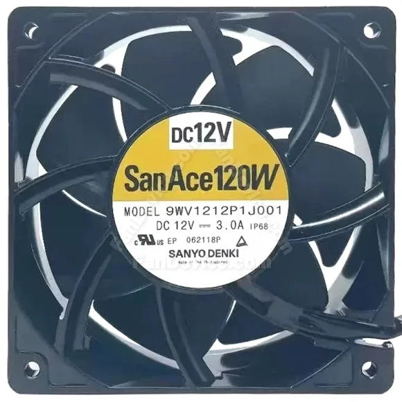 Sanyo 9WV1212P1J001 12V 3.0A 4 Wires IP68 Waterproof Cooling Fan