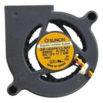 Sunon GB1205PKV3-8AY R.GN.X 12V 1.0W 3 Wires Maglev Cooling Fan
