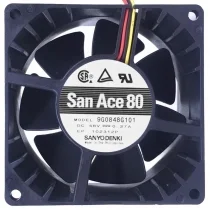 Sanyo 9G0848G101 DC 48V 0.27A 3 Wires Axial Cooling Fan