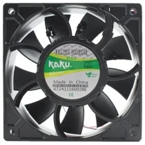 KAKU KA1238X-4000D24B DC 24V 0.84A 2 Wires Ball Bearing Cooling Fan