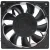 KAKU KA1238X-4000D24B DC 24V 0.84A 2 Wires Ball Bearing Cooling Fan