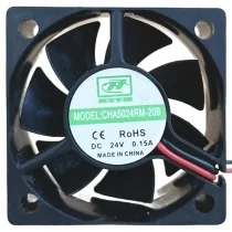 CHT CHT5024RM-20B DC 24V 0.15A 2 Wires Axial Cooling Fan