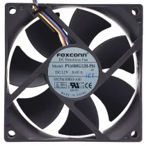 Foxconn PVA080G12H-P01 12V 0.60A DC Brushless 4 Wires PWM 65CFM Cooling Fan