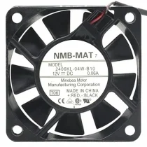 NMB-MAT 2406KL-04W-B10 DC 12V 0.06A 2 / 3 Wires Axial Cooling Fan