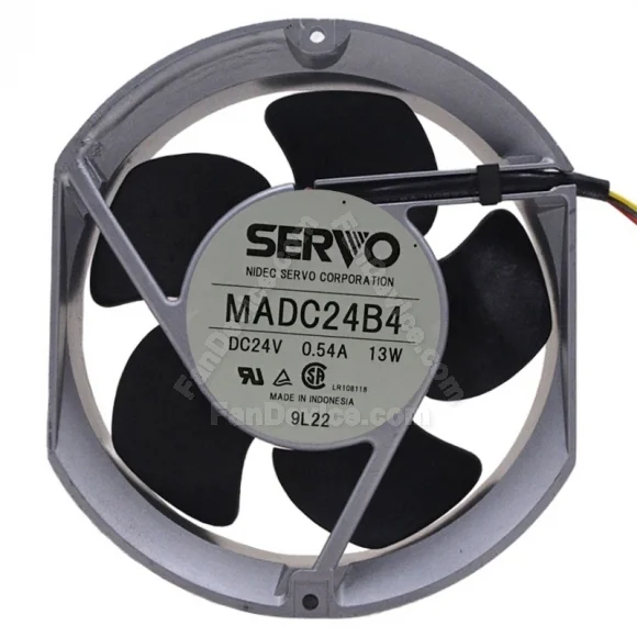 Servo MADC24B4 DC 24V 0.54A 13W 2 / 3 Wires Axial Cooling Fan