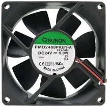 Sunon PMD2408PKB1-A DC 24V 5.0W 2 Wires Axial Cooling Fan