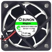 Sunon ME50151V3-000U-A99 DC 12V 0.78W 2 Wires Maglev Cooling Fan