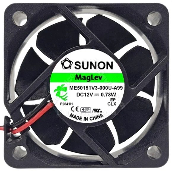 Sunon ME50151V3-000U-A99 DC 12V 0.78W 2 Wires Maglev Cooling Fan