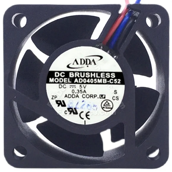 ADDA AD0405MB-C52 5V 0.35A DC Brushless 3 Wires Axial Cooling Fan