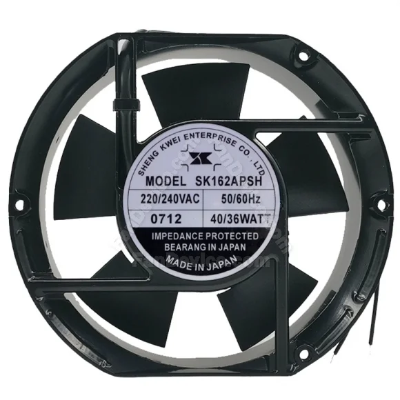 SHENG KWEI SK162APSH 220/240V 43/36Watt Impedance Protected Cooling Fan