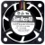 Sanyo 109P0424H7D30 DC 24V 0.08A 3 Wires Axial Cooling Fan