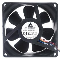 Delta AUC0912DF DC 12V 0.75A 4 Wires Brushless PWM Axial Cooling Fan