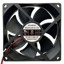DWPH EFS-09E24D DC 24V 0.30A 2 Wires 9025 Brushless Axial Cooling Fan