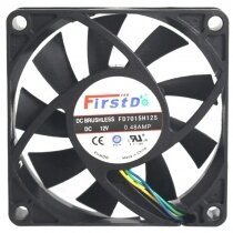 Firstd FD7015H12S DC 12V 0.48AMP 4 Wires Brushless Axial Cooling Fan