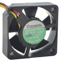 Sunon KD0503PFB3-8 DC 5V 0.3W 3 Wires 3010 Axial Cooling Fan
