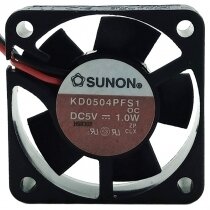 Sunon KD0504PFS1 DC 5V 1.0W 2 Wires 4010 Axial Cooling Fan