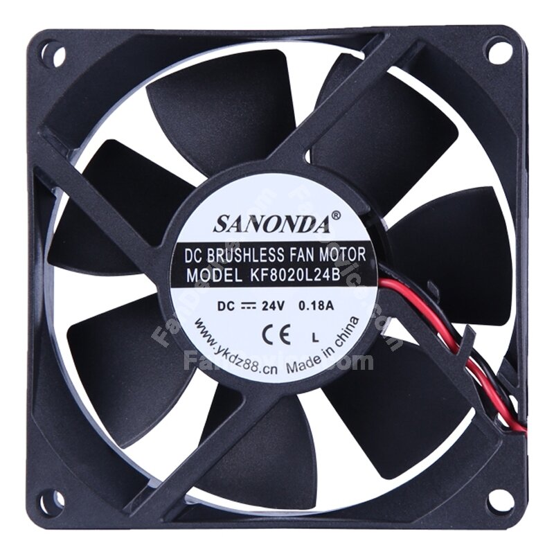 FanPANAFLO FBK08T24H 24V 0.18A 3-Pin Cooling Fan – Numerical Control Machinery