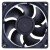 SANONDA KF8025H24B DC 24V 0.26A 2 Wires Brushless Axial Cooling Fan