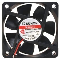 Sunon Maglev MB60152V2-000C-A99 DC 24V 1.08W 2 Wires Axial Cooling Fan