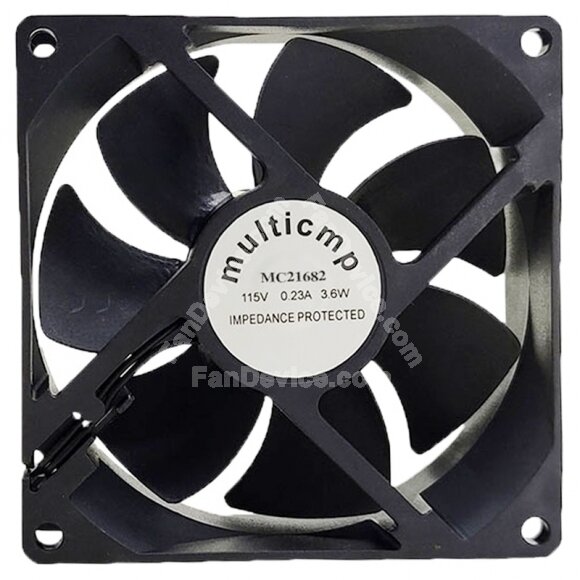 Multicmp MC21682 EC 115V 0.23A 36W Impedance Protected Axial Cooling Fan