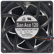 Sanyo Denki 9GV1212P1J03 DC 12V 3.0A 12038 Axial Cooling Fan