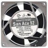 Sanyo Denki 109S092 AC 200V 0.07/0.06A 11/10W Impedance Protected Cooling Fan