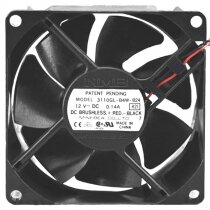 NMB 3110GL-B4W-B24 DC 12V 0.14A 2 Wires Brushless Axial Cooling Fan