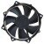 EVERFLOW F129025DU DC 12V 0.38AMP 4 Wires PWM Axial Cooling Fan