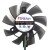 Firstd FD8015U12D DC 12V 0.50AMP 4 Wires Brushless Axial Cooling Fan