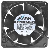 XFAN RAH1278S1-C AC 220-240V 0.12/0.12A Impedance Protected Cooling Fan