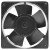 NTO RD45-121 AC 100V 16/15W Impedance Protected Axial Cooling Fan