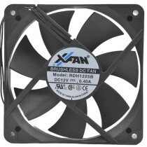 XFAN RDH1225B DC 12V 0.40A 2 / 3 Wires Brushless Axial Cooling Fan