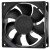 XINRUILIAN RDH8025S1 12V 0.23A 2 Wires DC Brushless Axial Cooling Fan