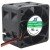 SJ SA120428BL DC 12V 0.36A 2 Wires Ball Bearing Axial Cooling Fan