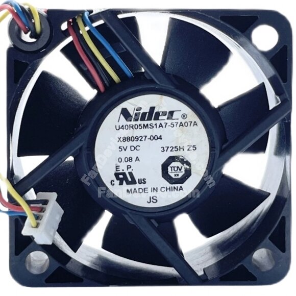 Nidec U40R05MS1A7-57A07A DC 5V 0.08A Axial Cooling Fan