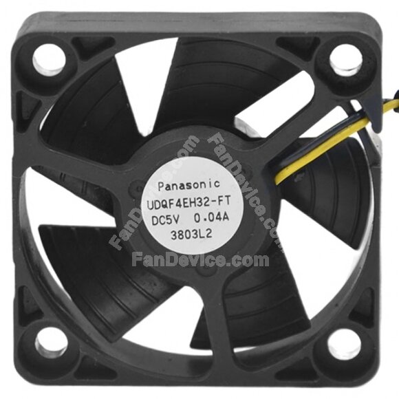 Panasonic UDQF4EH32-FT DC 5V 0.04A 2 Wires Axial Cooling Fan