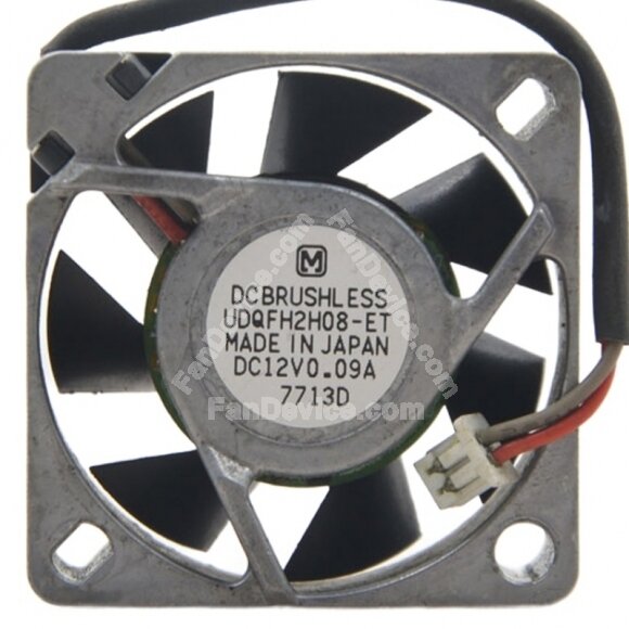 Panasonic UDQFH2H08-ET 12V 0.09A 2 Wires DC Brushless Axial Cooling Fan