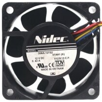 Nidec D06A-12TS2 07AH1(K) DC 12V 0.43A 4 Wires Axial Cooling Fan