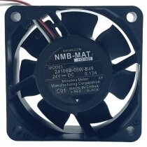 NMB-MAT 2410SB-05W-B49 DC 24V 0.13A 3 Wires Axial Cooling Fan