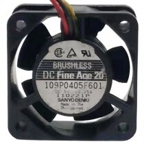 Sanyo Denki 109P0405F601 DC 5V 0.25A 3 Wires Axial Cooling Fan